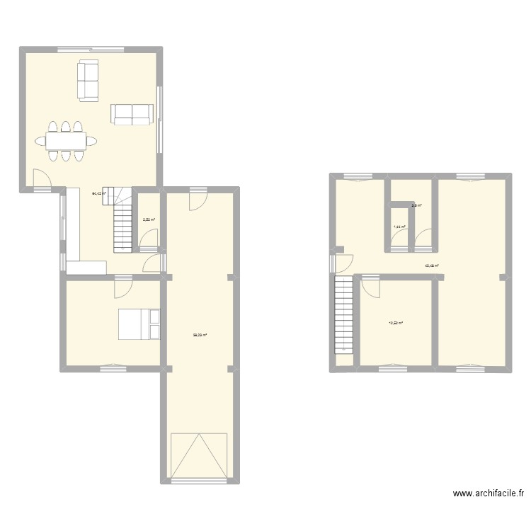 Maison269. Plan de 7 pièces et 163 m2