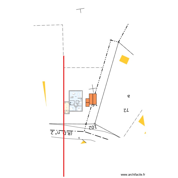 brun L PMR. Plan de 0 pièce et 0 m2