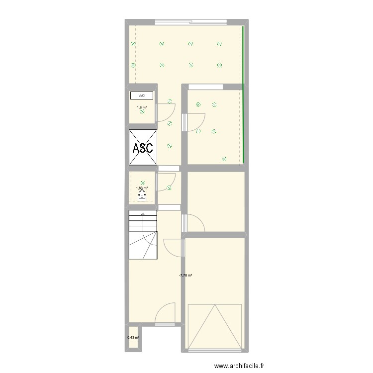 MJ rez de chaussée. Plan de 0 pièce et 0 m2