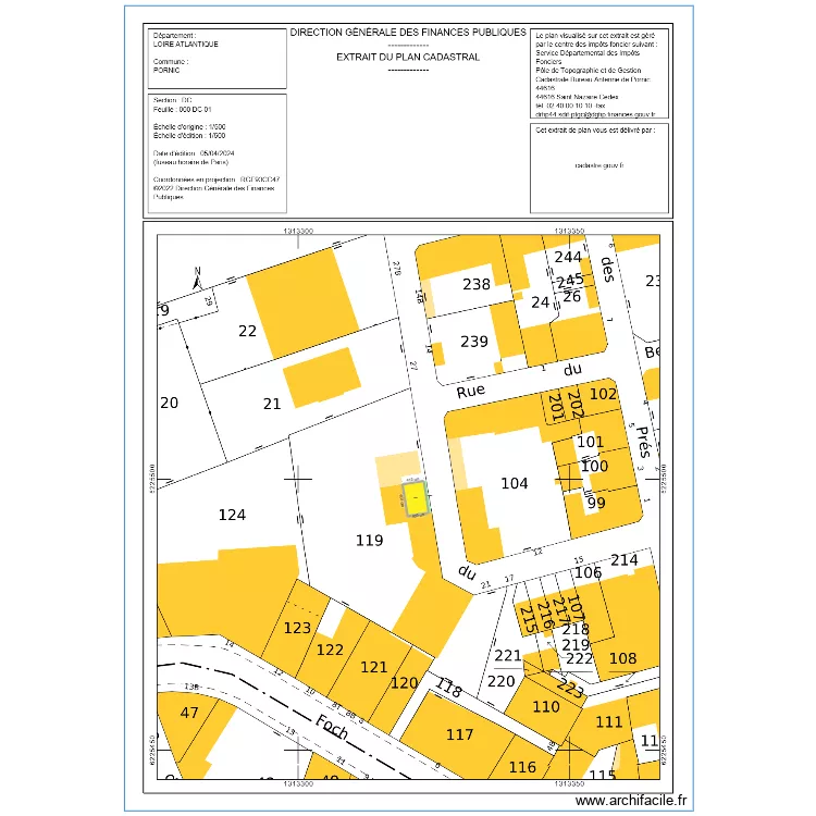 PLAN M GOBILLE. Plan de 