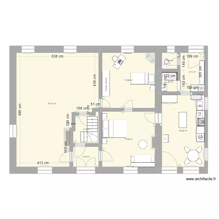 Poiseul Phase 1. Plan de 