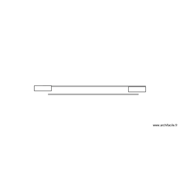 mur cloture. Plan de 