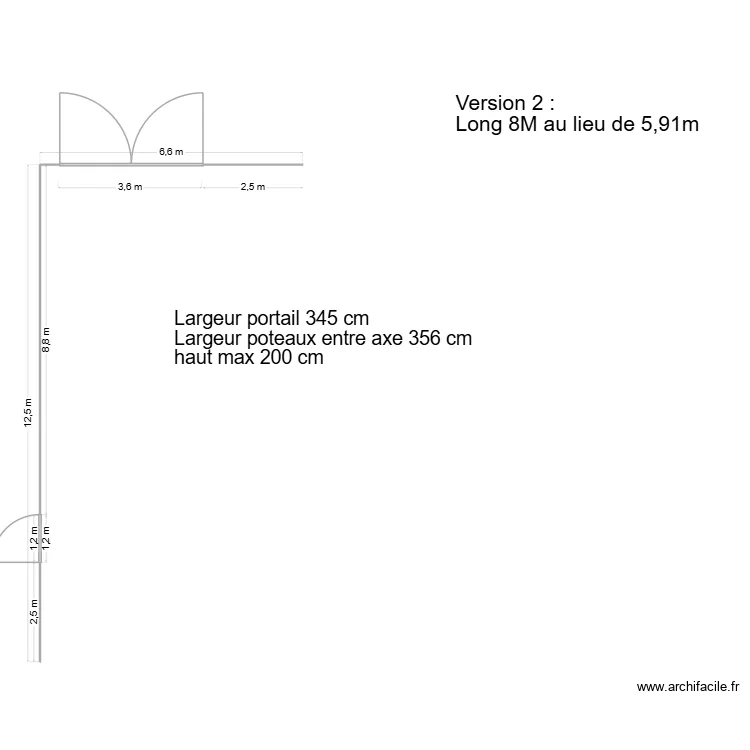 Plan clôture jardin v2. Plan de Plan clôture jardin v2. Plan de