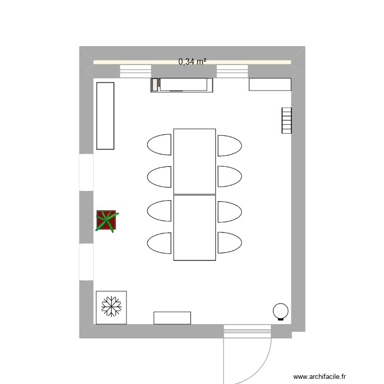 SALLE RANGEMENT + ANIM. Plan de 0 pièce et 0 m2