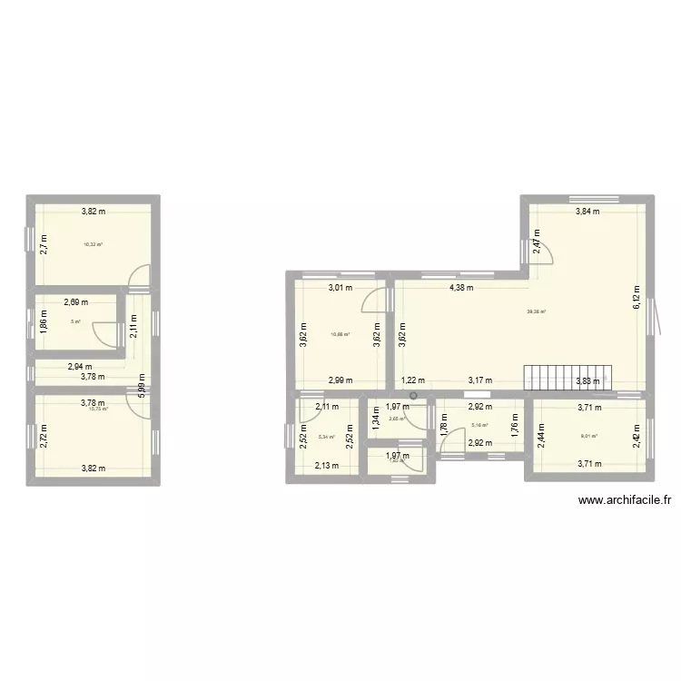 plan6. Plan de 10 Pièces et 126 m² plan6. Plan de 10 Pièces et 126 m²