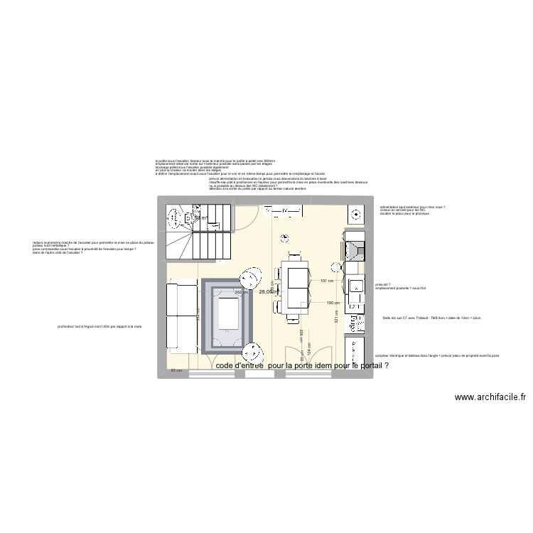 Rot version 14 decembre v33. Plan de 8 pièces et 69 m2