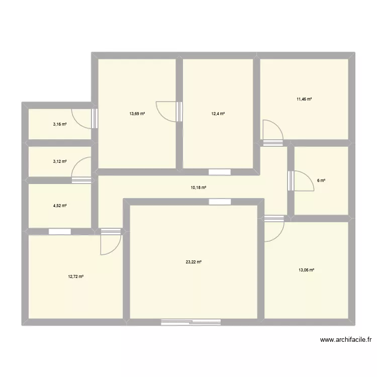 Ma maison pp 3cbres 6. Plan de 11 et 114 m² Ma maison pp 3cbres 6. Plan de 11 et 114 m²