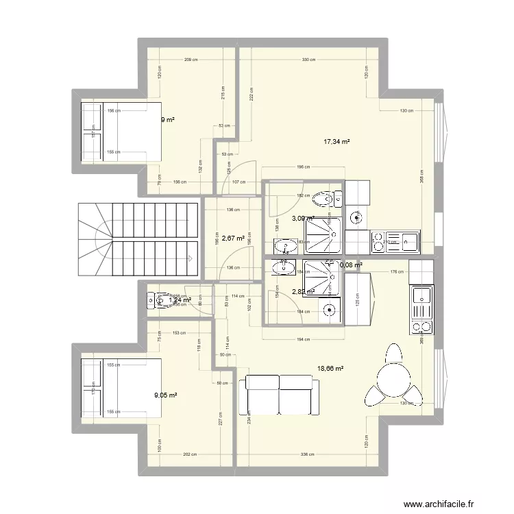 immeuble université. Plan de immeuble université. Plan de