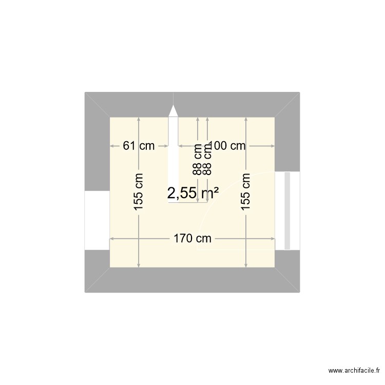 salle de bain. Plan de 0 pièce et 0 m2
