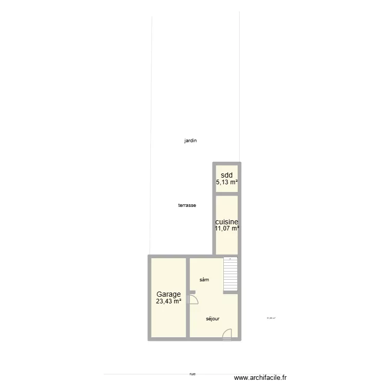 02240. Plan de 4  et 71 m²