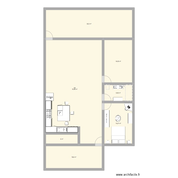 MAISON. Plan de 0 pièce et 0 m2