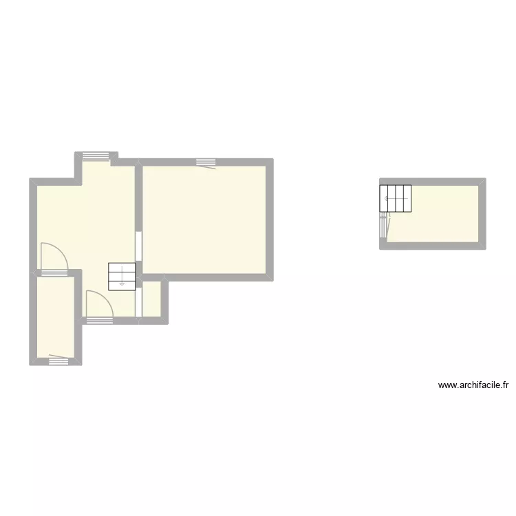 KOVACS - ROUEN. Plan de 5  et 31 m²
