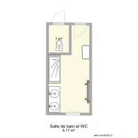 Plan salle de bain + toilette 