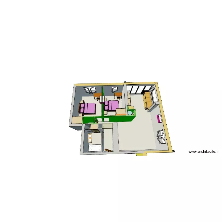 Plan07. Plan de 8 Pièces et 60 m² Plan07. Plan de 8 Pièces et 60 m²