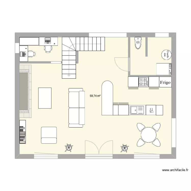 Isergues RDC archi2. Plan de 