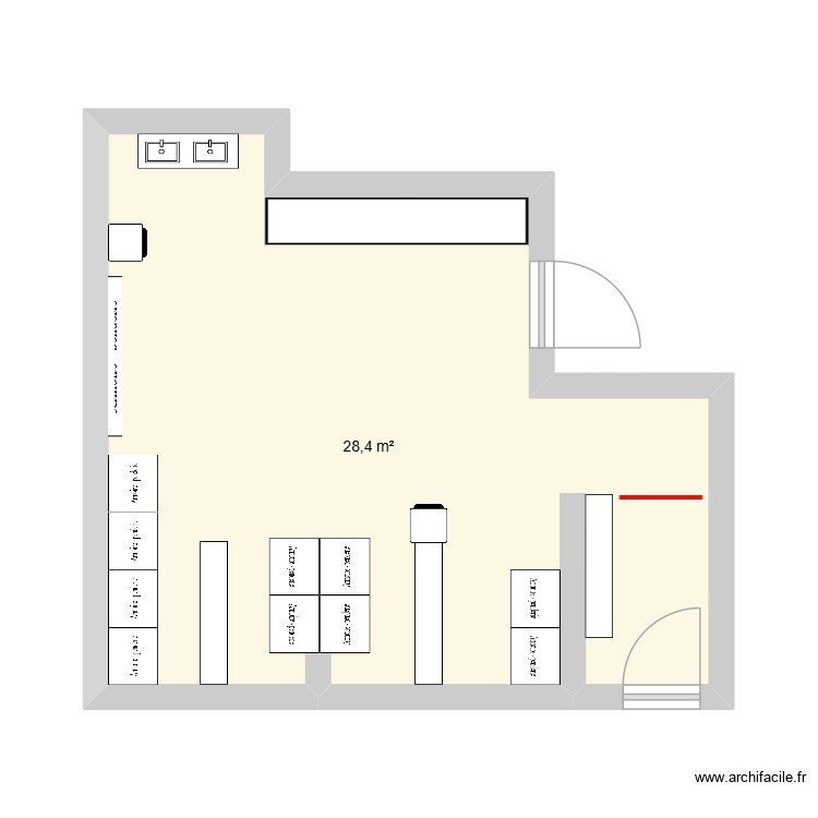 Vestiaires hommes avant. Plan de 0 pièce et 0 m2