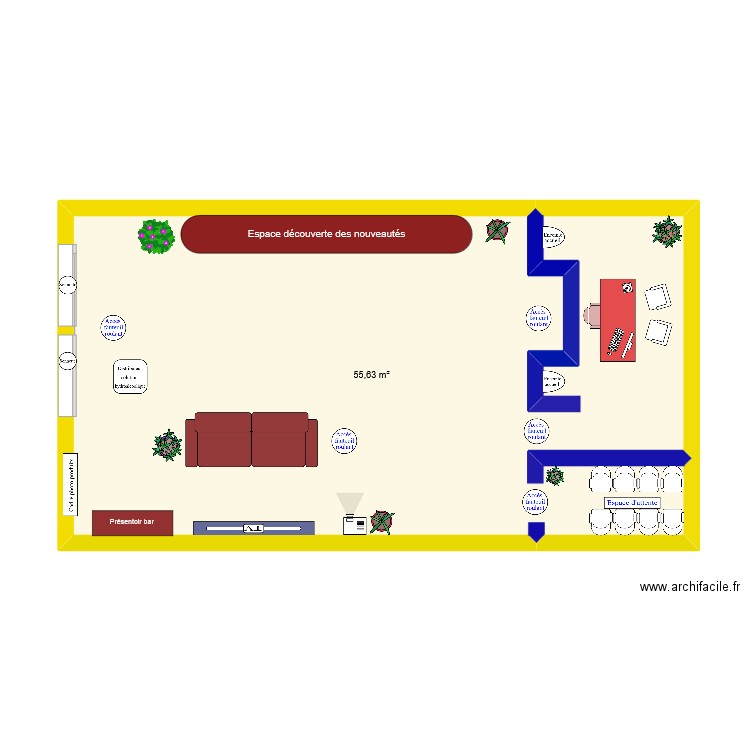Questions 5.2. Plan de 1 pièce et 56 m2