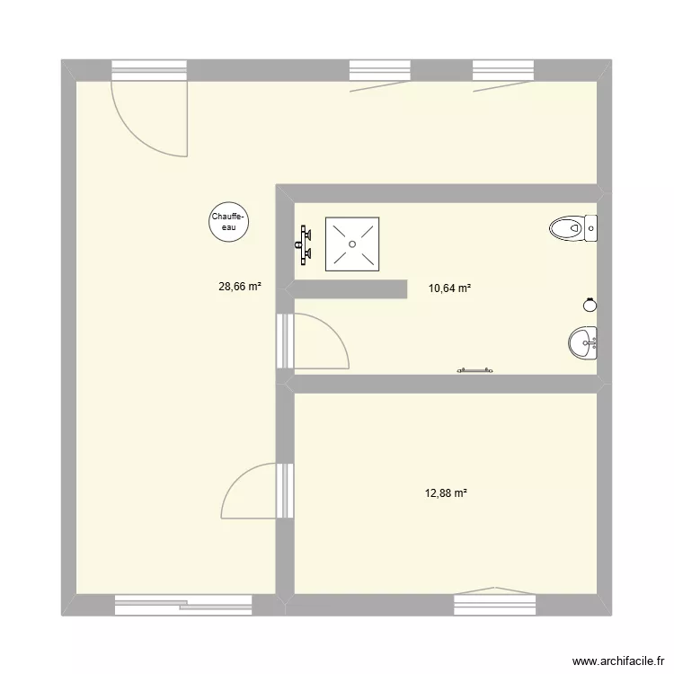 PLAN LOGEMENT Senior. Plan de 3 Pièces et 52 m² PLAN LOGEMENT Senior. Plan de 3 Pièces et 52 m²
