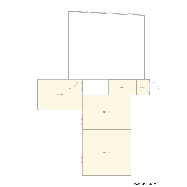 Appart Truanderie. Plan de 0 pièce et 0 m2