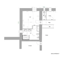 D&eacute;tail Salle d'eau / Ch 1/ WC/