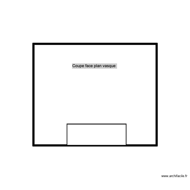 plan vasque seigneur. Plan de 1  et 11 m²