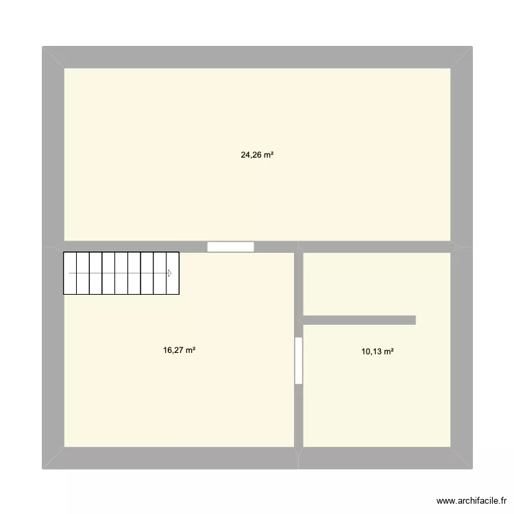 maison2. Plan de 3  et 51 m²
