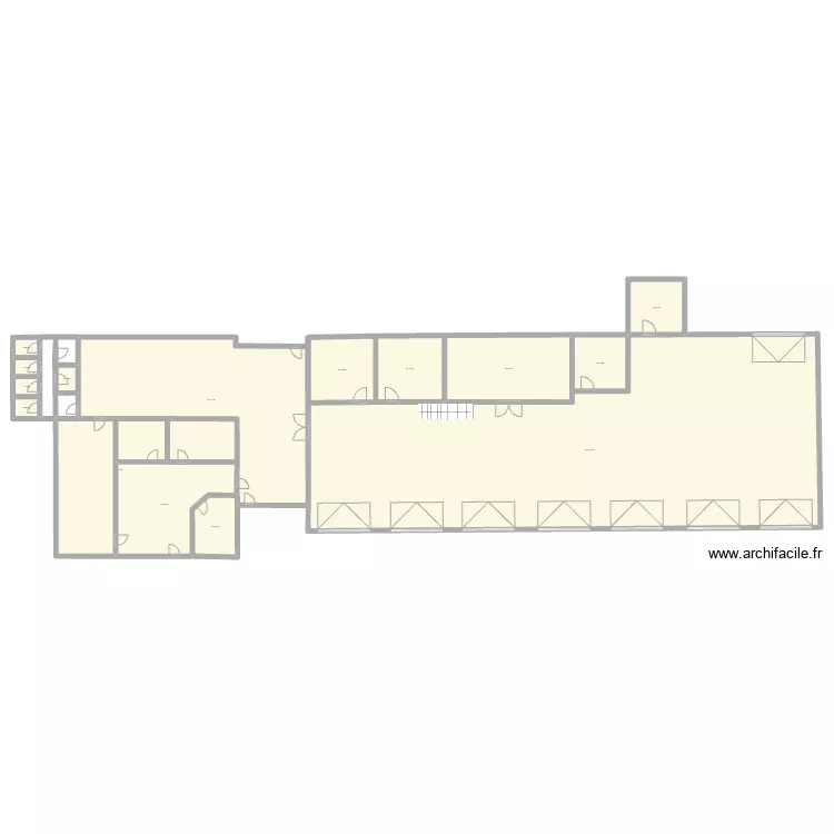 Caserne . Plan de 