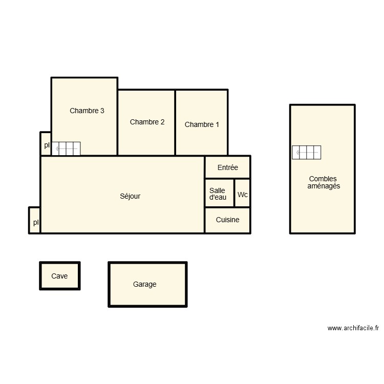 QUIMPER BRINQUIN. Plan de 13 pièces et 48 m2