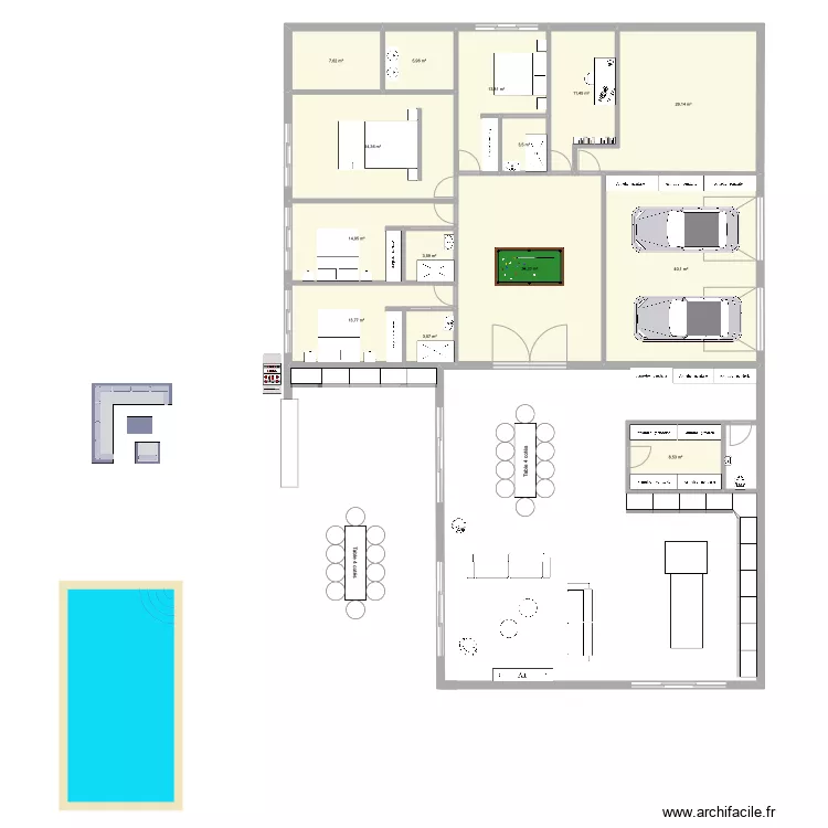 Chemin des Cr&ecirc;tes. Plan de 