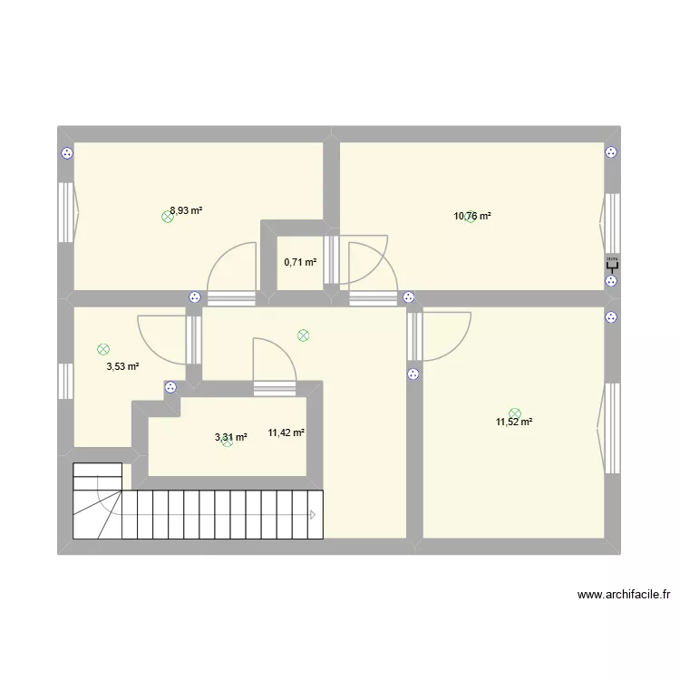 ARCHIFACILE 2 EME ETAGES DKR94. Plan de 7 et 50 m² ARCHIFACILE 2 EME ETAGES DKR94. Plan de 7 et 50 m²