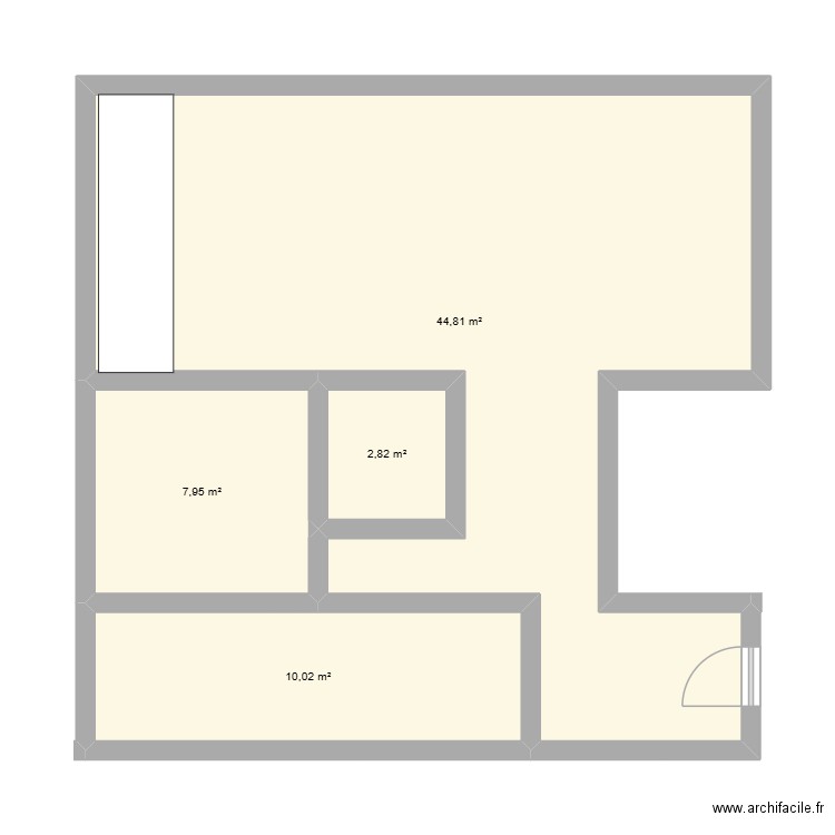Sentier Maroquin 13. Plan de 4 pièces et 66 m2
