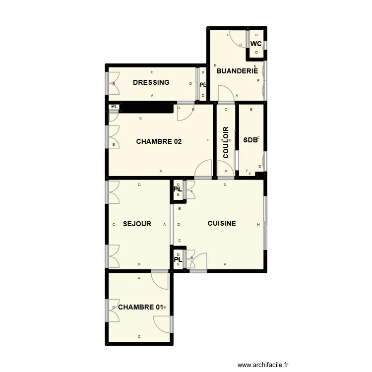 PLAN PLB RLLE TEMPLE TAGE 02. Plan de 