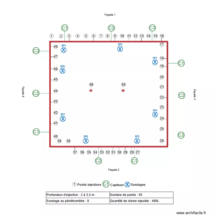 PACHE. Plan de 1 et 71 m² PACHE. Plan de 1 et 71 m²