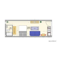 Studio 22m²