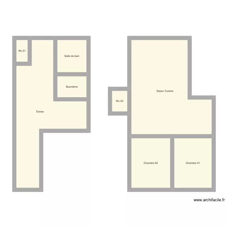 350602944. Plan de 8 Pièces et 86 m²