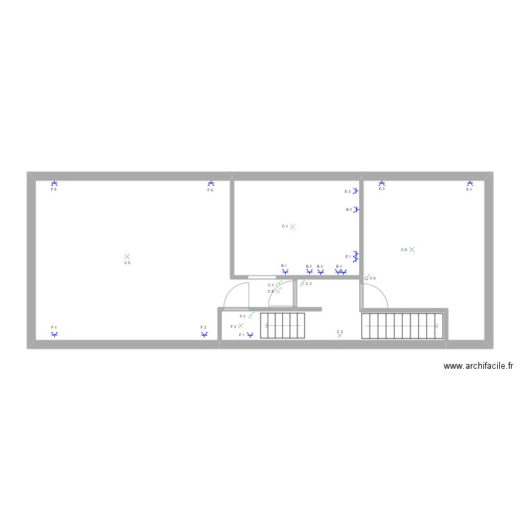 GERARD OUPEYE ETAGE 1. Plan de 0 pièce et 0 m2