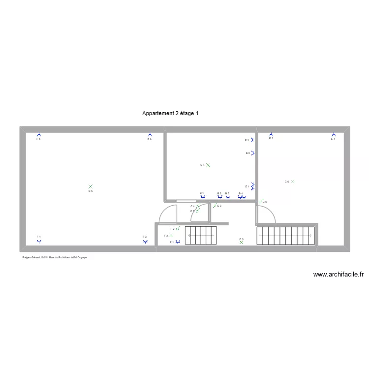 GERARD OUPEYE ETAGE 1. Plan de 