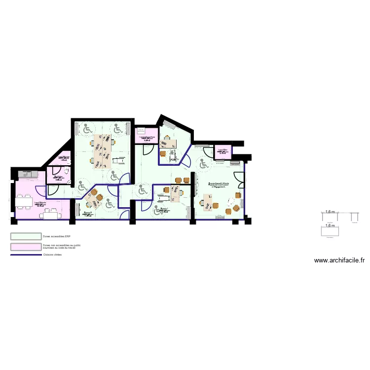 HM Montpellier - projet mobilier. Plan de 15 et 152 m² HM Montpellier - projet mobilier. Plan de 15 et 152 m²