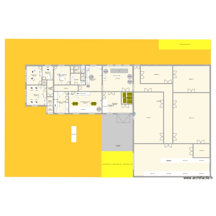 Bâtiment Rivesaltes - WC. Plan de 0 pièce et 0 m2