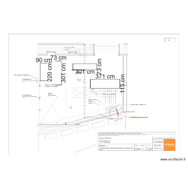 saquana etagev2. Plan de 0 pièce et 0 m2