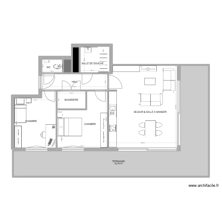 UCCLE. Plan de 10  et 119 m²