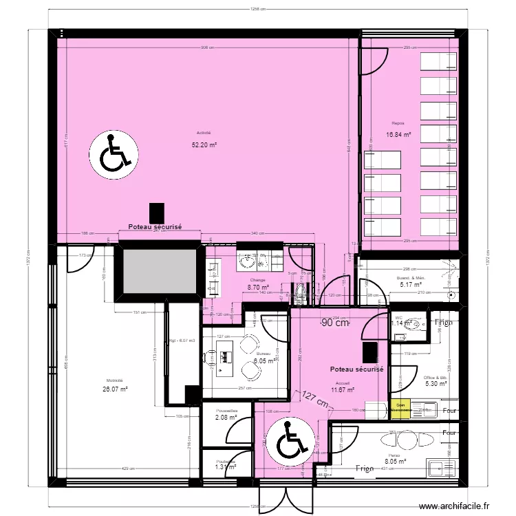 92 PUTEAUX projet 090224 motif cotes². Plan de 92 PUTEAUX projet 090224 motif cotes². Plan de