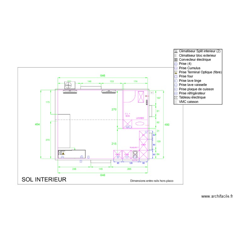 test. Plan de 0 pièce et 0 m2