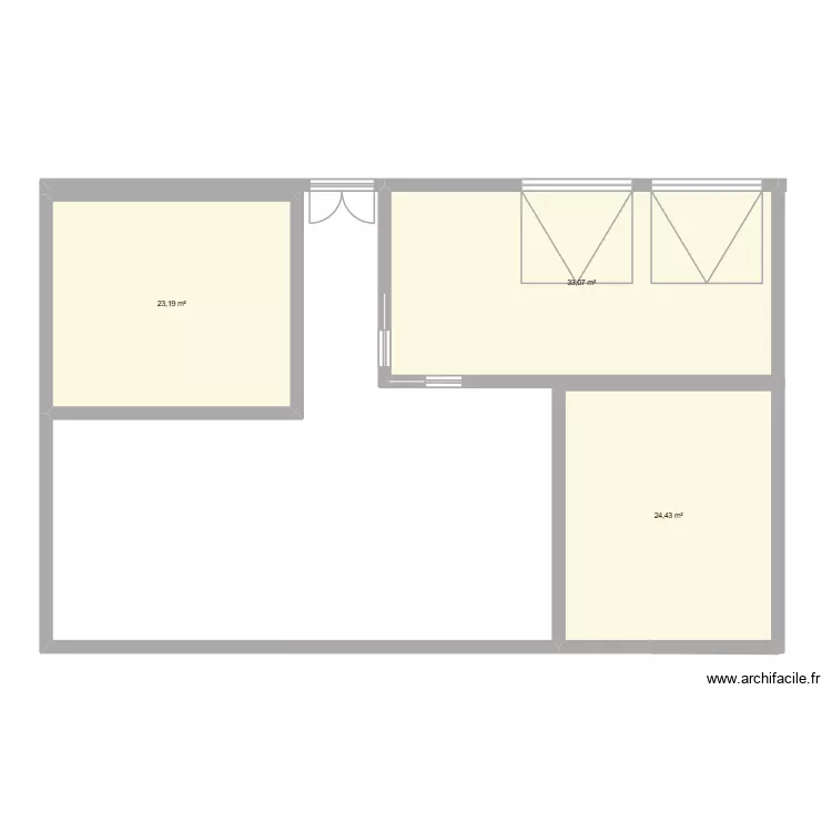 rdc garage double. Plan de 3 et 81 m² rdc garage double. Plan de 3 et 81 m²