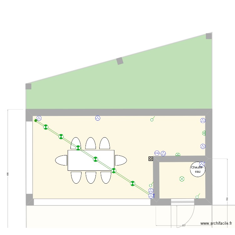 Poolhouse elec. Plan de 0 pièce et 0 m2