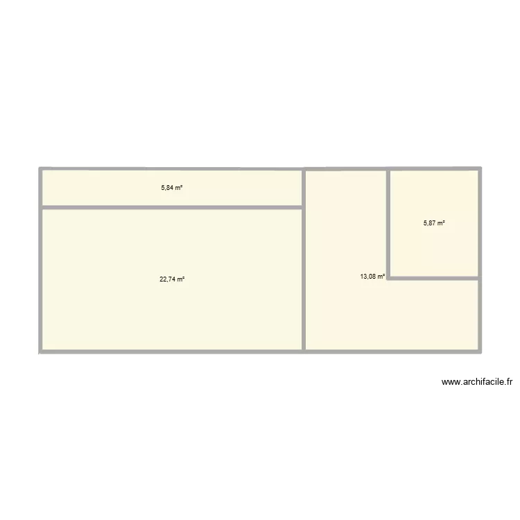 E1 PREMIER ETAGE. Plan de 4 et 48 m² E1 PREMIER ETAGE. Plan de 4 et 48 m²