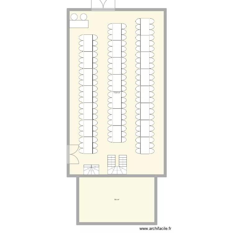 Plan de Dompierre A. Plan de 2 pièces et 211 m² Plan de Dompierre A. Plan de 2 pièces et 211 m²