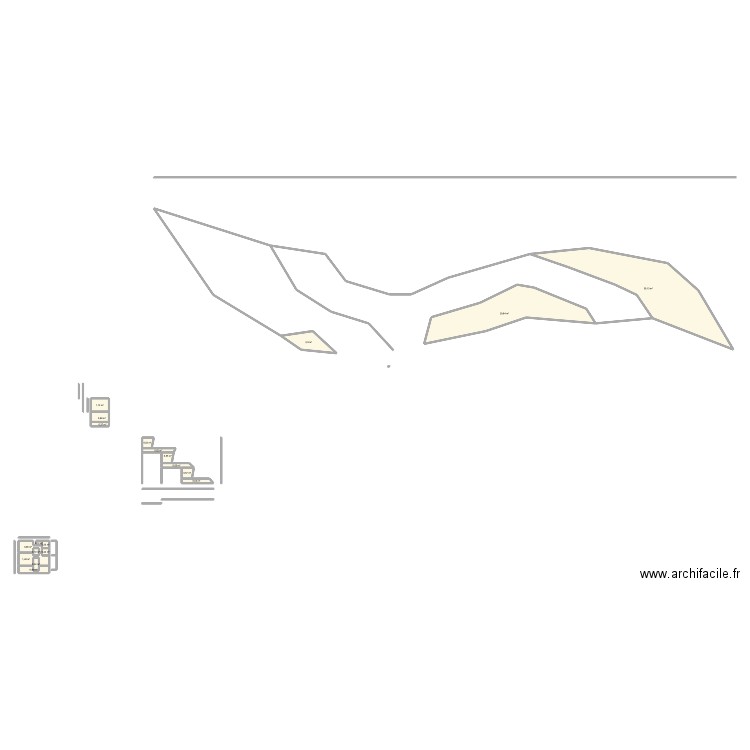 bjhb. Plan de 20 pièces et 64 m2