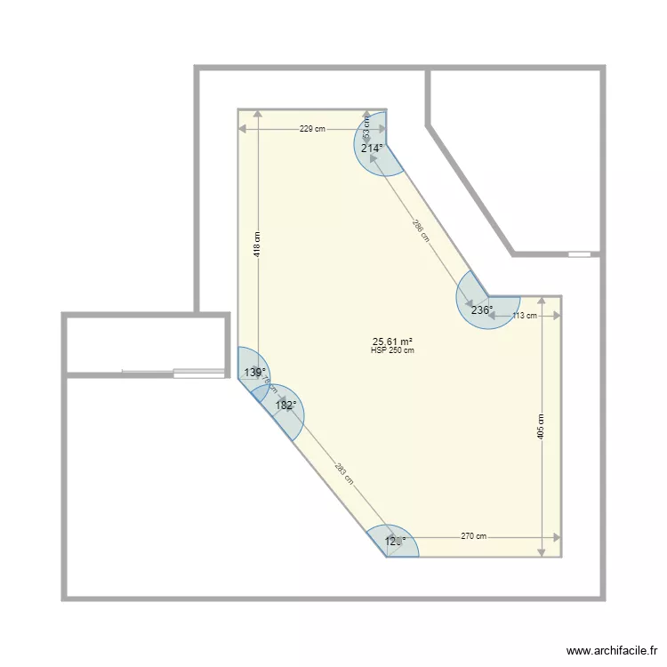 salon anais plafond 2. Plan de 
