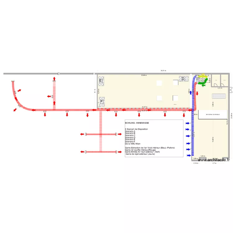 PLAN VMC DOUBLE FLUX THERMODYNAMIQUE D. Plan de 3 et 414 m² PLAN VMC DOUBLE FLUX THERMODYNAMIQUE D. Plan de 3 et 414 m²